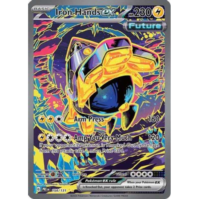 Iron Hands ex 154/131  - Holofoil SV Prismatic Evolutions - Special Illustration Rare