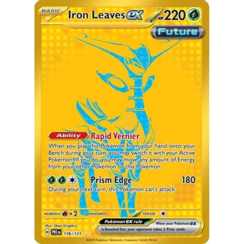 Iron Leaves ex 176/131  - Holofoil SV Prismatic Evolutions - Hyper Rare