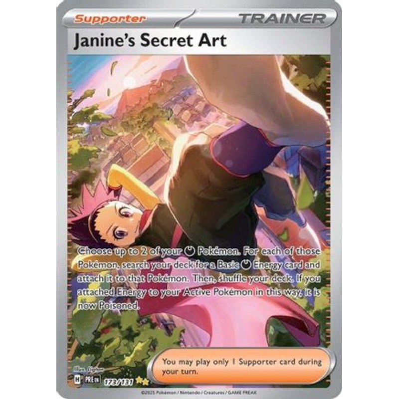 Janine's Secret Art 173/131  - Holofoil SV Prismatic Evolutions - Special Illustration Rare
