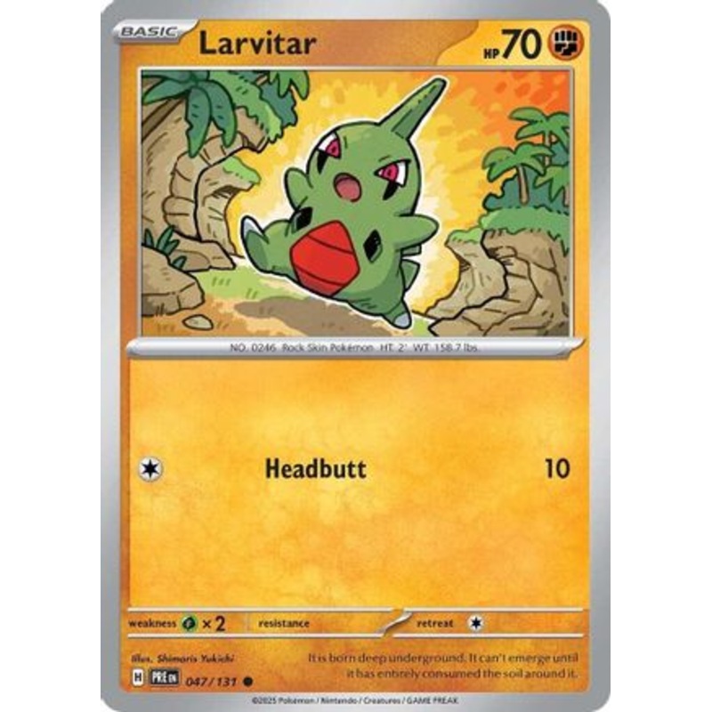 Larvitar 047/131  SV Prismatic Evolutions - Common
