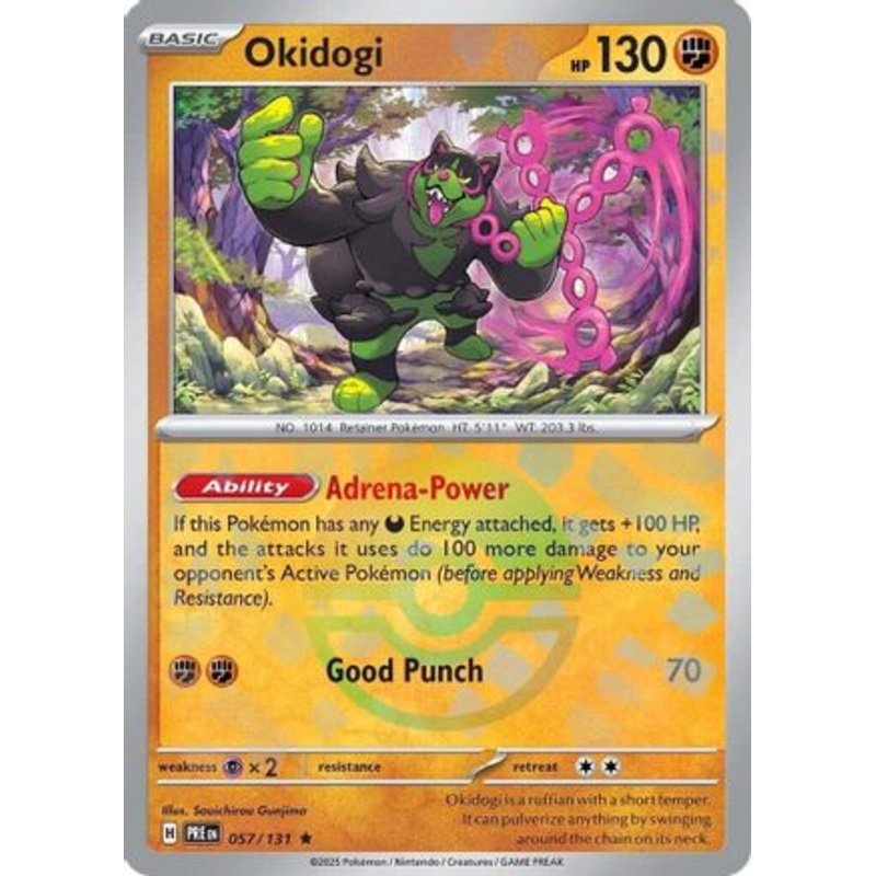 Okidogi (Poke Ball Pattern) 057/131  - Holofoil SV Prismatic Evolutions - Rare