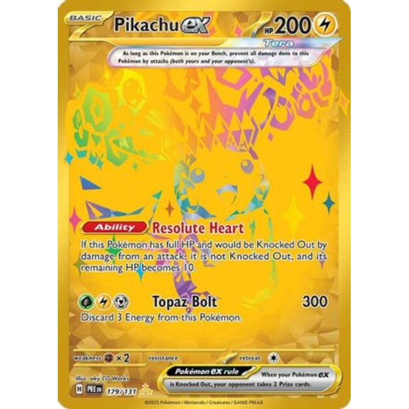 Pikachu ex 179/131  - Holofoil SV Prismatic Evolutions - Hyper Rare