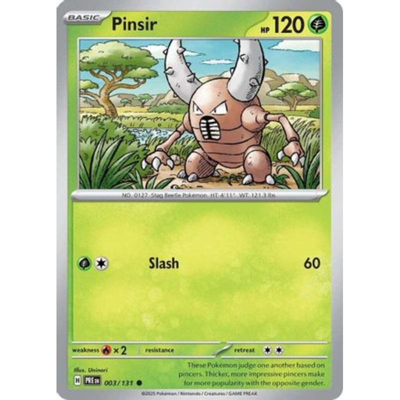 Pinsir 003/131  SV Prismatic Evolutions - Common