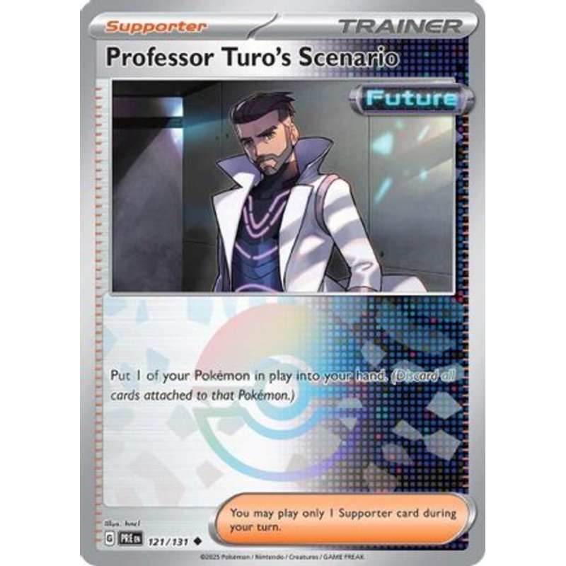 Professor Turo's Scenario (Poke Ball Pattern) 121/131  - Holofoil SV Prismatic Evolutions - Uncommon
