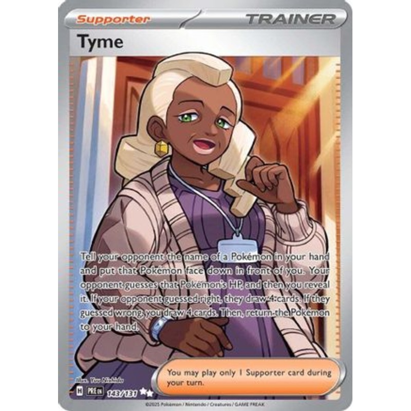 Tyme 143/131  - Holofoil SV Prismatic Evolutions - Ultra Rare