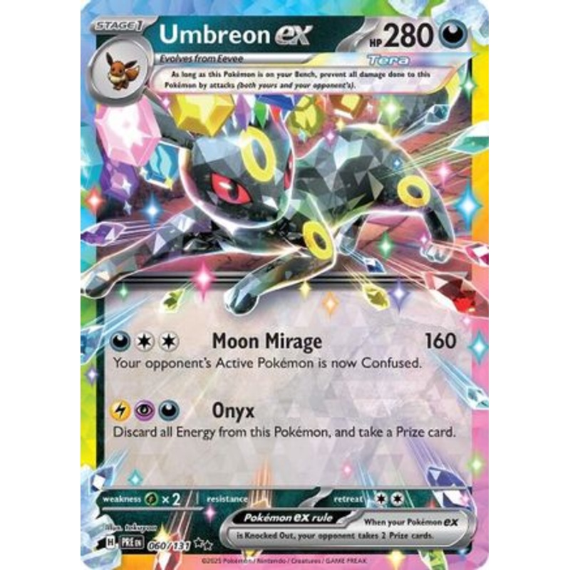 Umbreon ex 060/131  - Holofoil SV Prismatic Evolutions - Double Rare