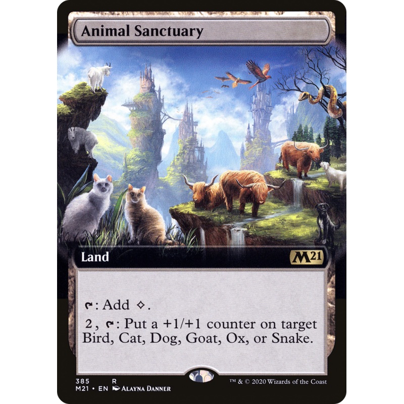 Animal Sanctuary (M21-385) - Core Set 2021: (Extended Art) Foil