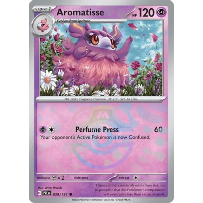 Aromatisse (Master Ball Pattern) 039/131  - Holofoil SV Prismatic Evolutions - Common