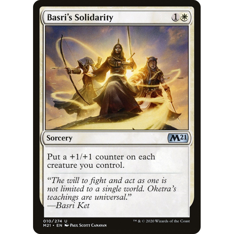 Basri's Solidarity (M21-010) - Core Set 2021