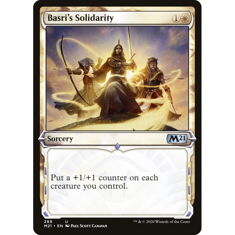 Basri's Solidarity (M21-289) - Core Set 2021: (Showcase) Foil