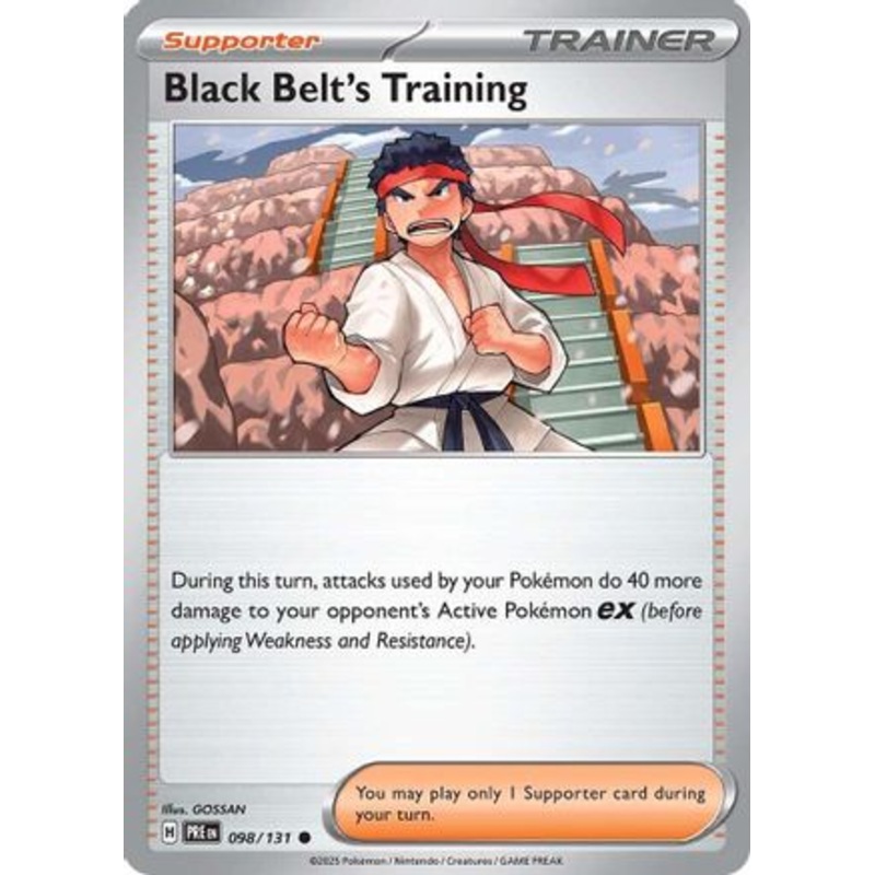 Black Belt's Training 098/131  SV Prismatic Evolutions - Common