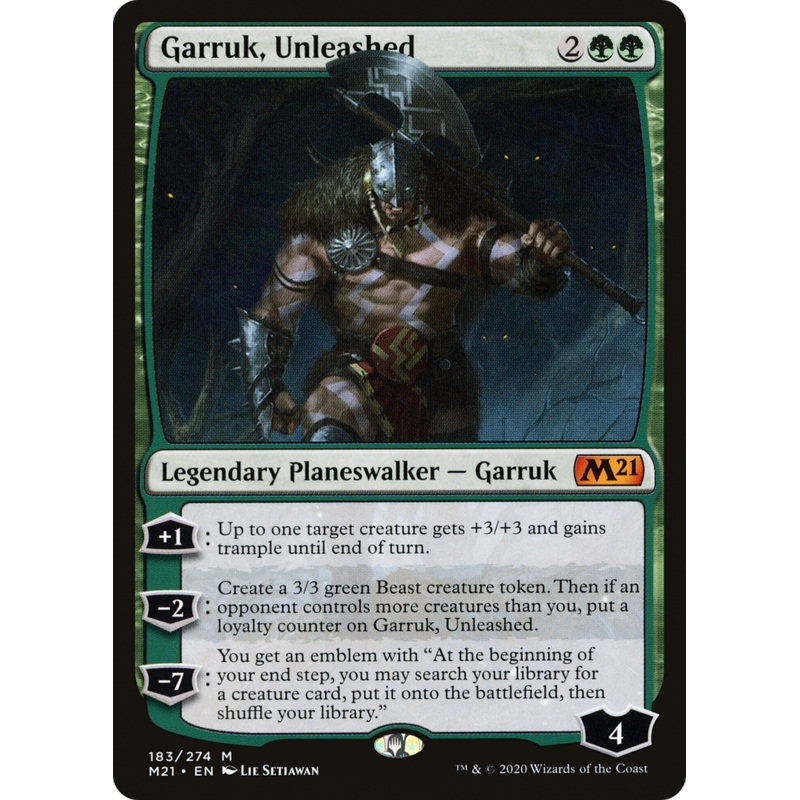 Garruk, Unleashed (M21-183) - Core Set 2021