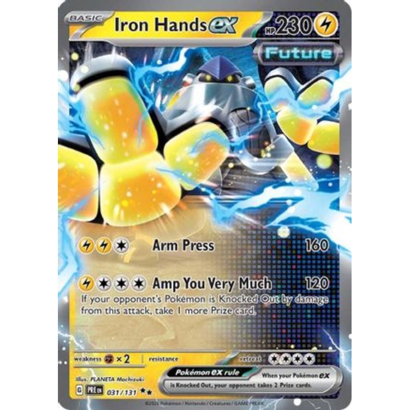 Iron Hands ex 031/131  - Holofoil SV Prismatic Evolutions - Double Rare