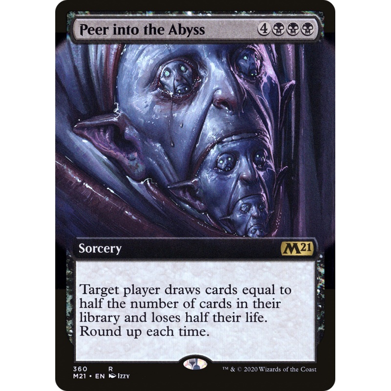 Peer into the Abyss (M21-360) - Core Set 2021: (Extended Art)