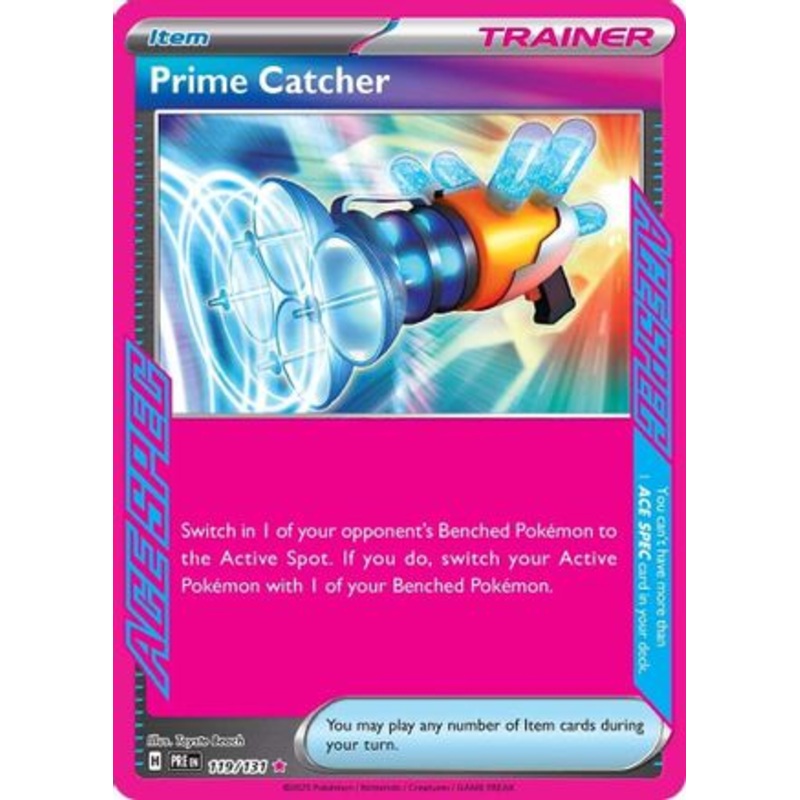 Prime Catcher 119/131  - Holofoil SV Prismatic Evolutions - ACE SPEC Rare