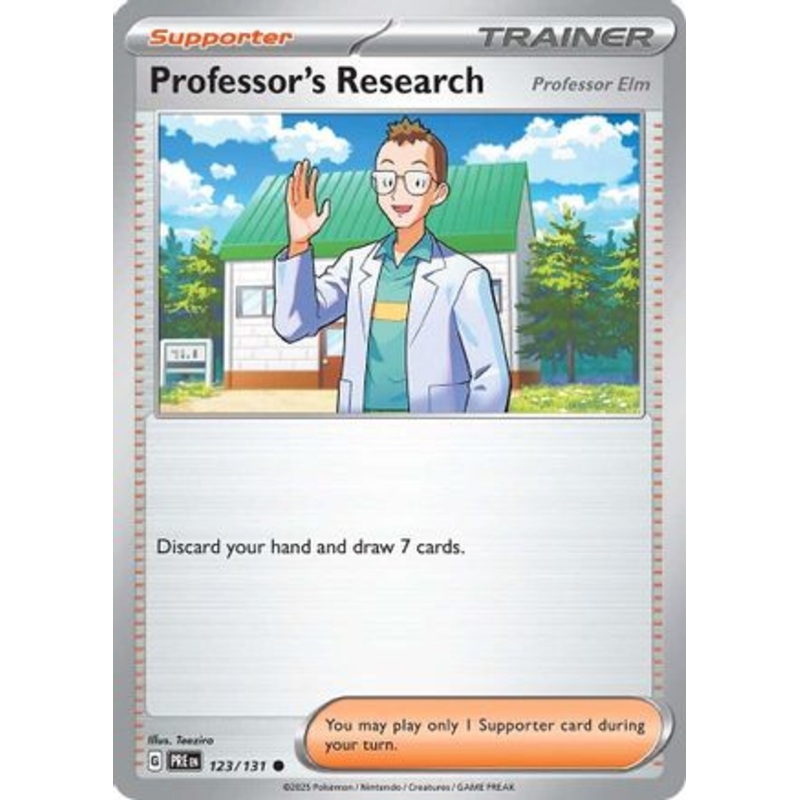 Professor's Research [Professor Elm] 123/131  SV Prismatic Evolutions - Common