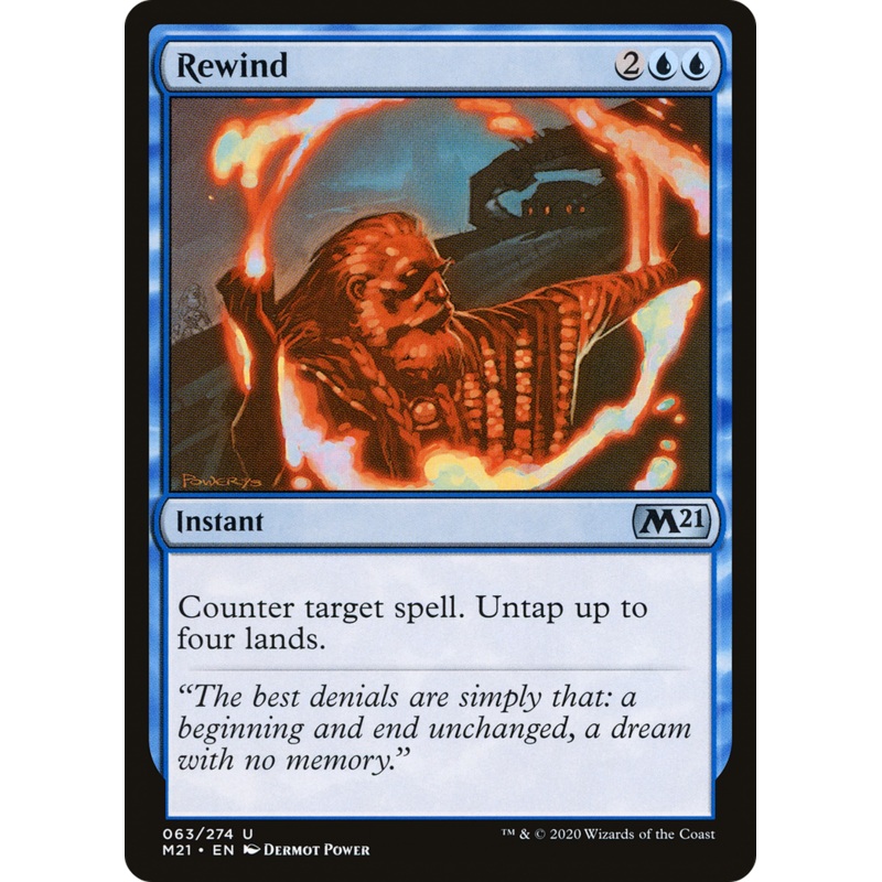 Rewind (M21-063) - Core Set 2021 Foil