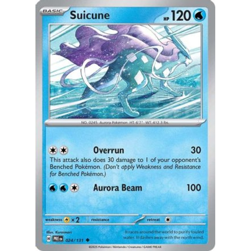 Suicune 024/131  SV Prismatic Evolutions - Uncommon