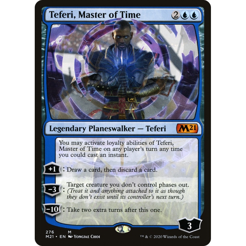 Teferi, Master of Time (M21-276) - Core Set 2021 Foil