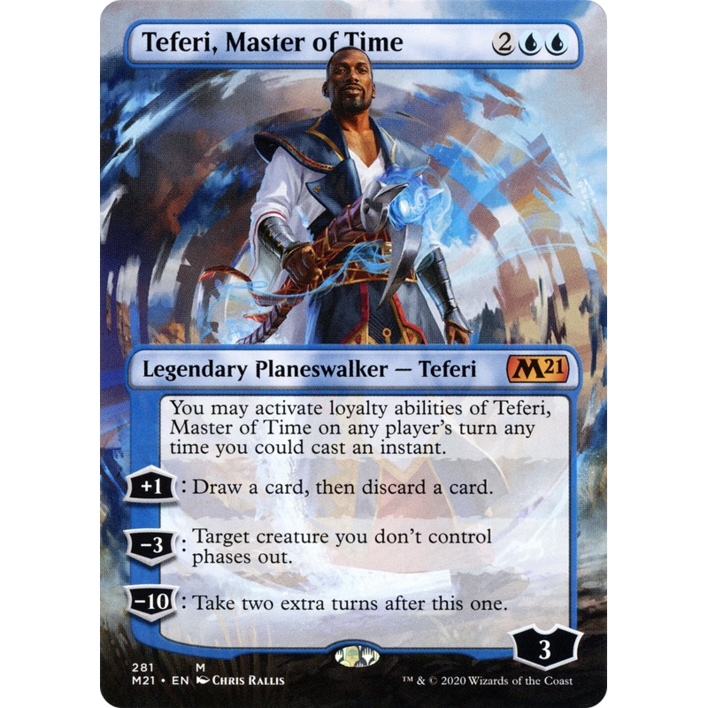 Teferi, Master of Time (M21-281) - Core Set 2021 (Borderless)