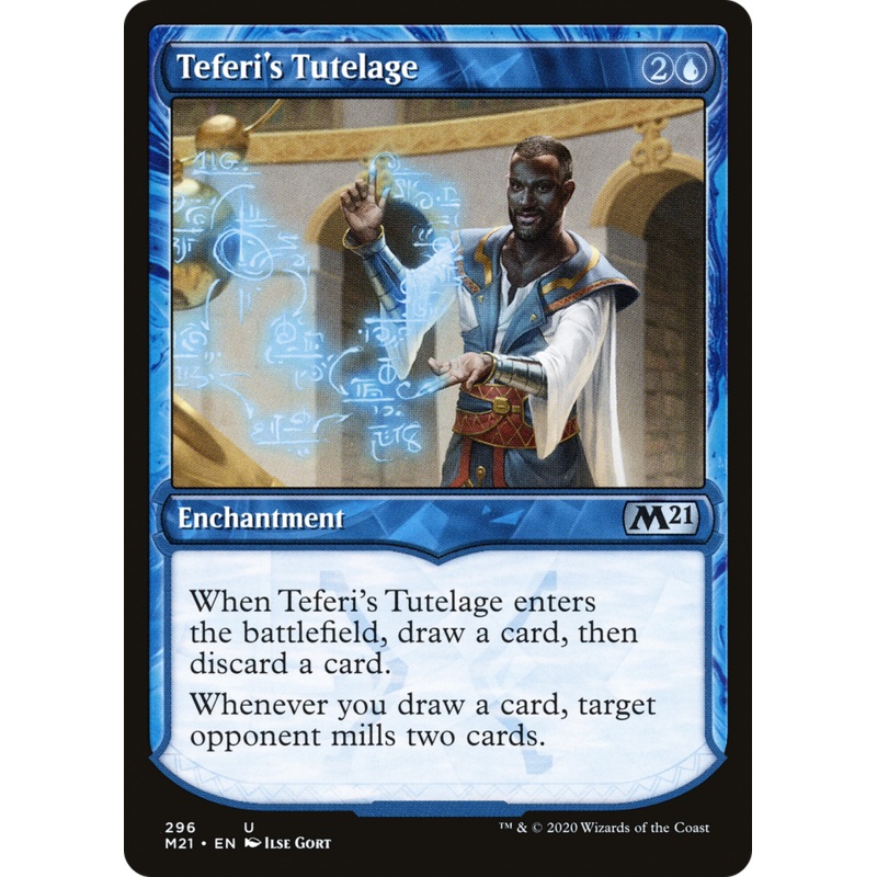 Teferi's Tutelage (M21-296) - Core Set 2021: (Showcase) Foil
