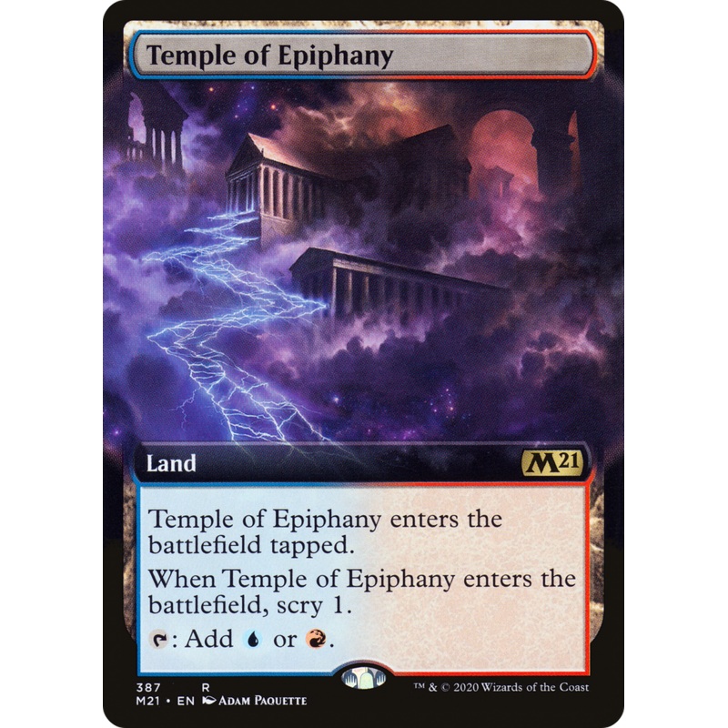 Temple of Epiphany (M21-387) - Core Set 2021: (Extended Art)