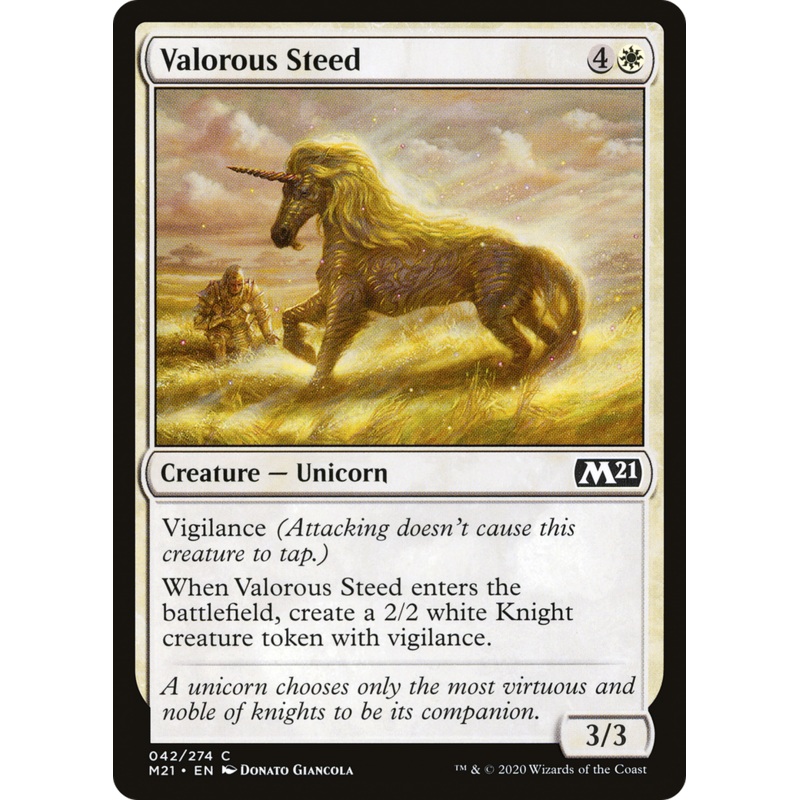 Valorous Steed (M21-042) - Core Set 2021
