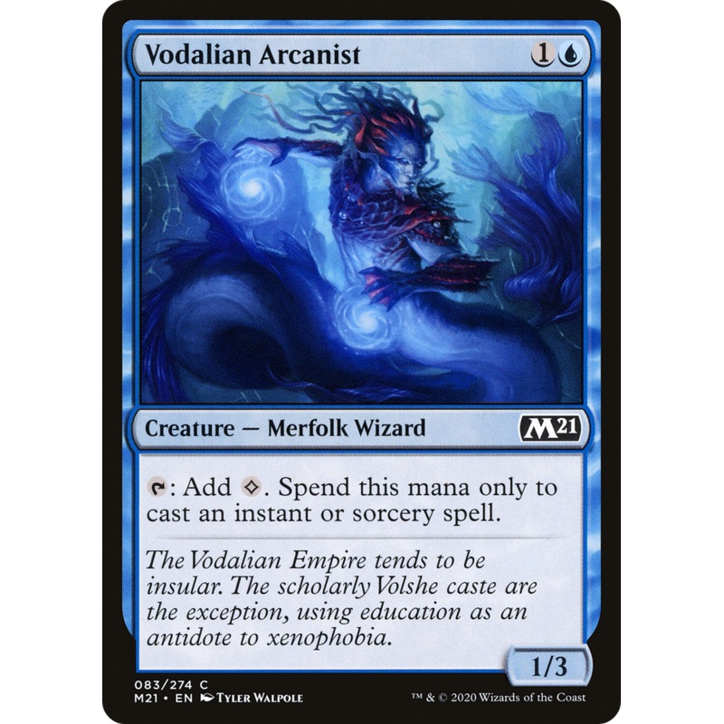 Vodalian Arcanist (M21-083) - Core Set 2021