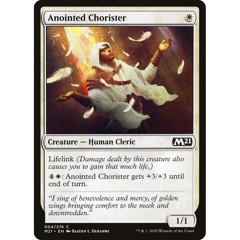Anointed Chorister (M21-004) - Core Set 2021 Foil