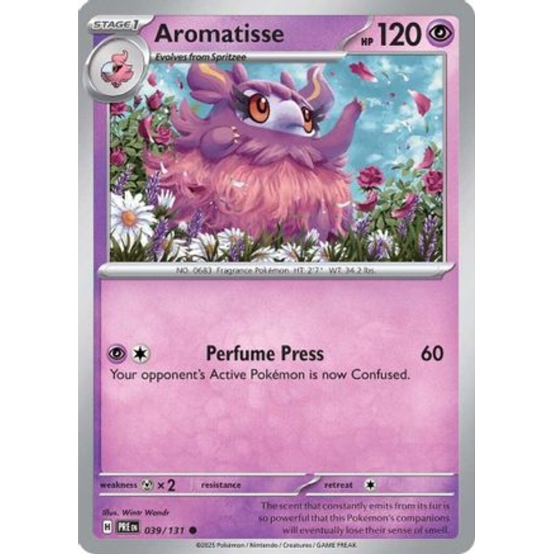Aromatisse 039/131  - Reverse Holofoil SV Prismatic Evolutions - Common