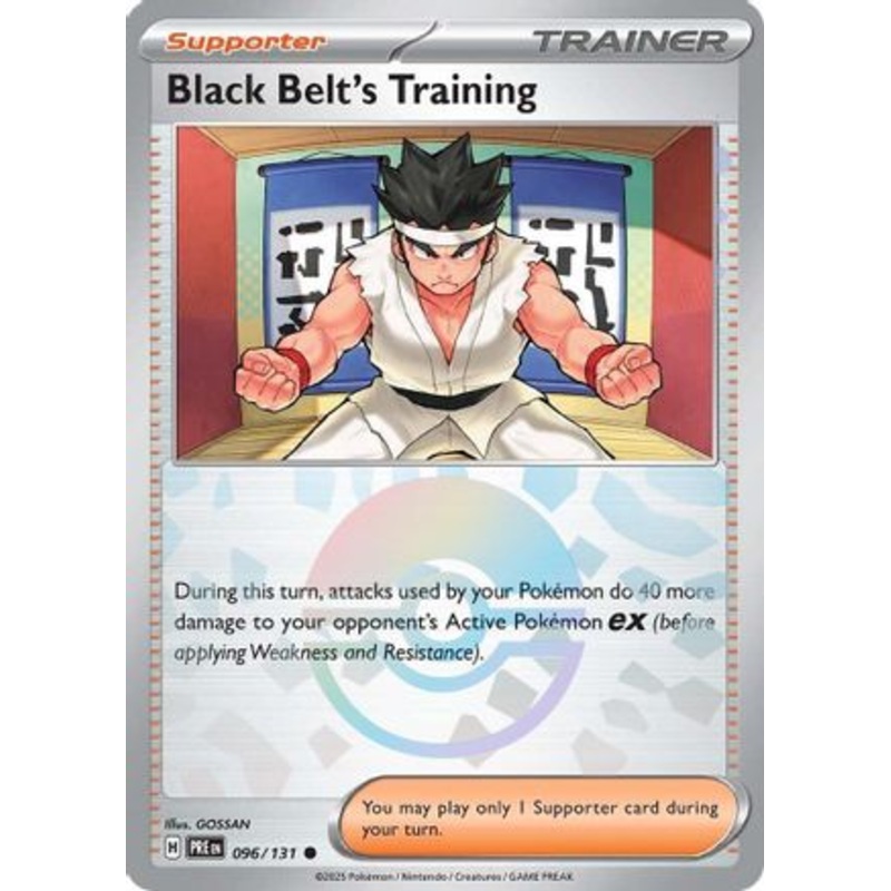 Black Belt's Training 096/131  - Holofoil SV Prismatic Evolutions - Common