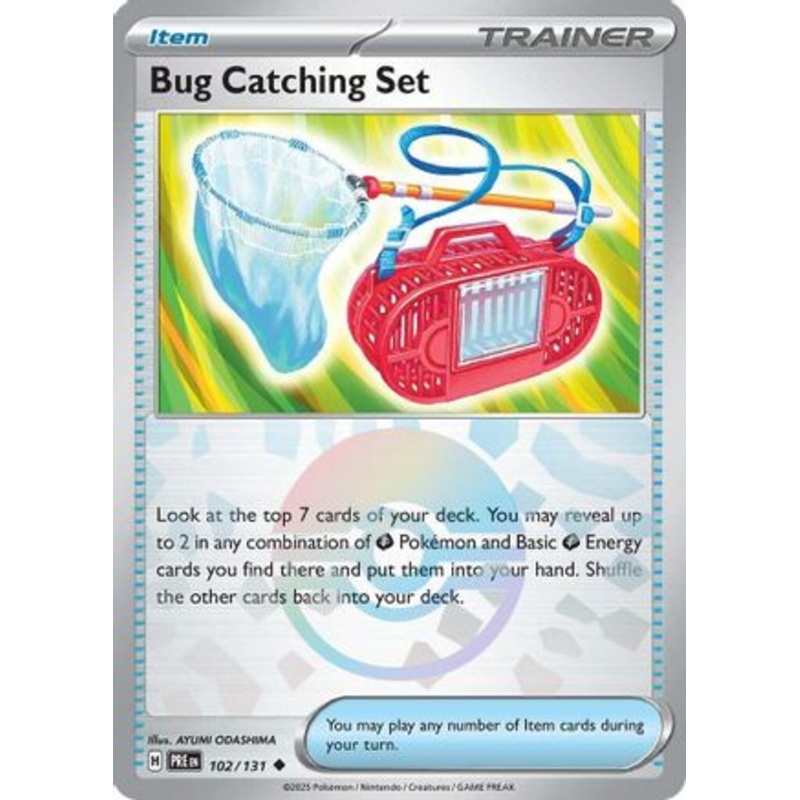 Bug Catching Set (Poke Ball Pattern) 102/131  - Holofoil SV Prismatic Evolutions - Uncommon