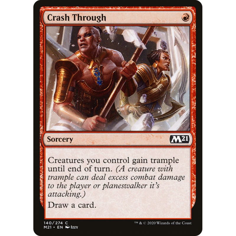 Crash Through (M21-140) - Core Set 2021 Foil