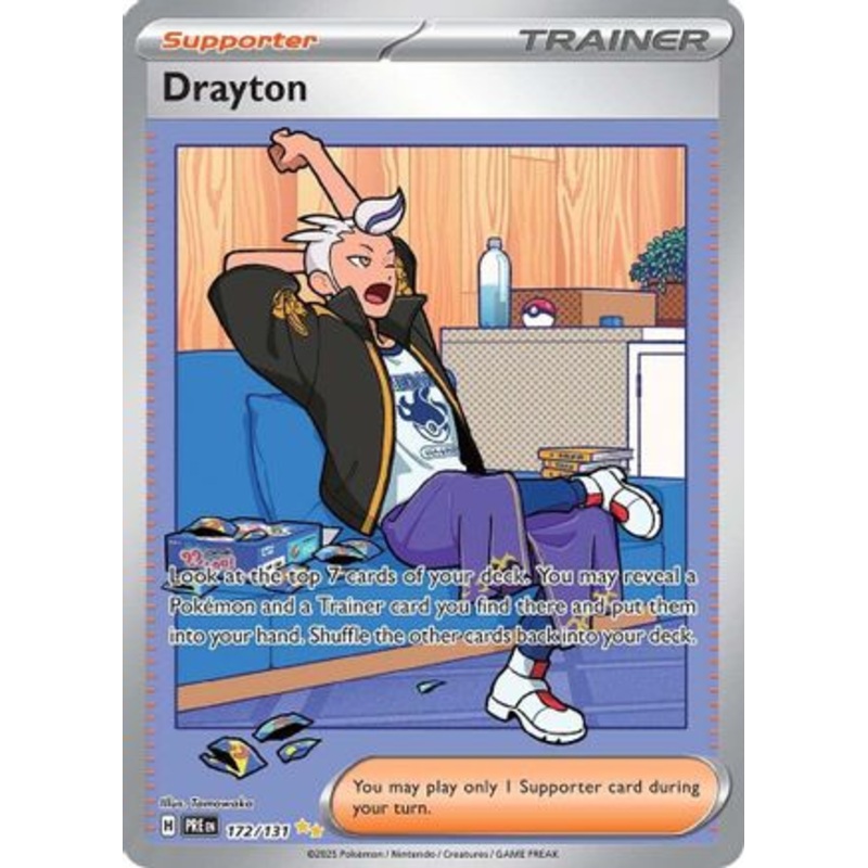 Drayton 172/131  - Holofoil SV Prismatic Evolutions - Special Illustration Rare