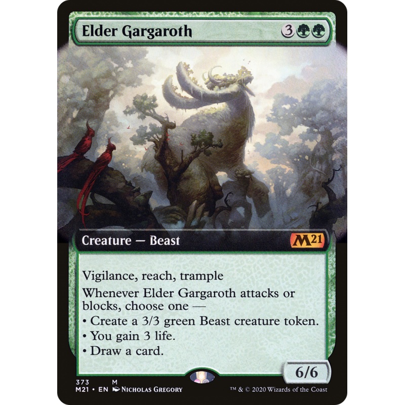 Elder Gargaroth (M21-373) - Core Set 2021: (Extended Art)