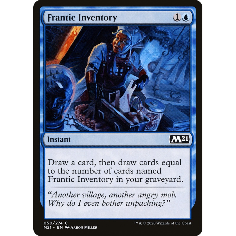 Frantic Inventory (M21-050) - Core Set 2021