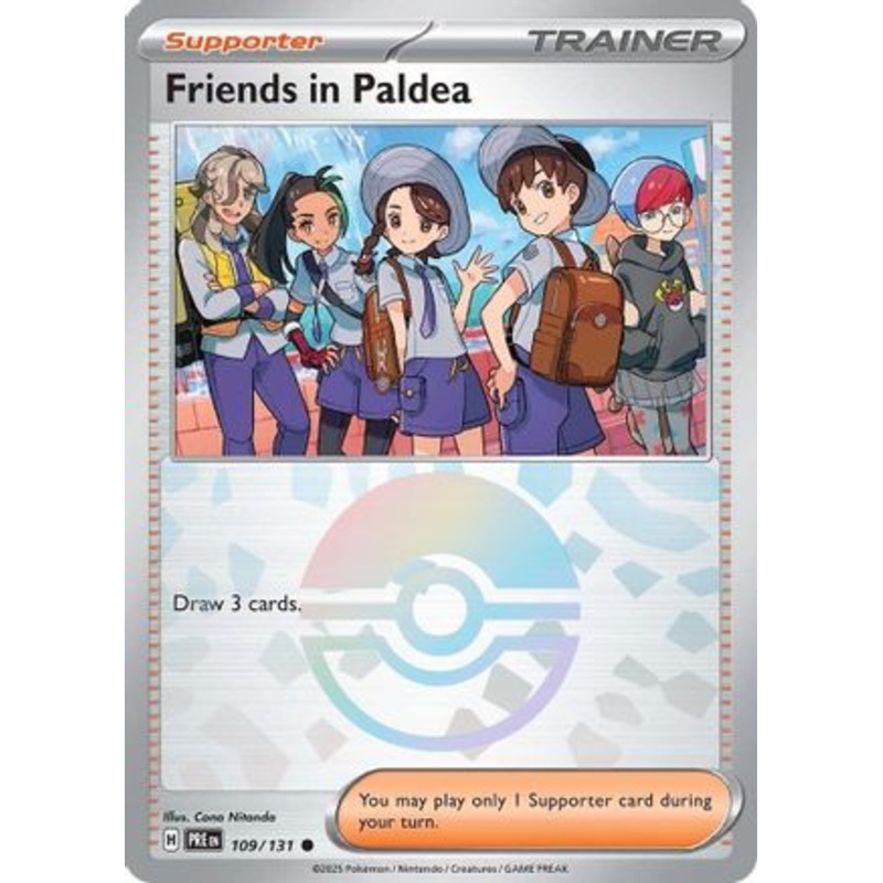 Friends in Paldea 109/131  - Holofoil SV Prismatic Evolutions - Common