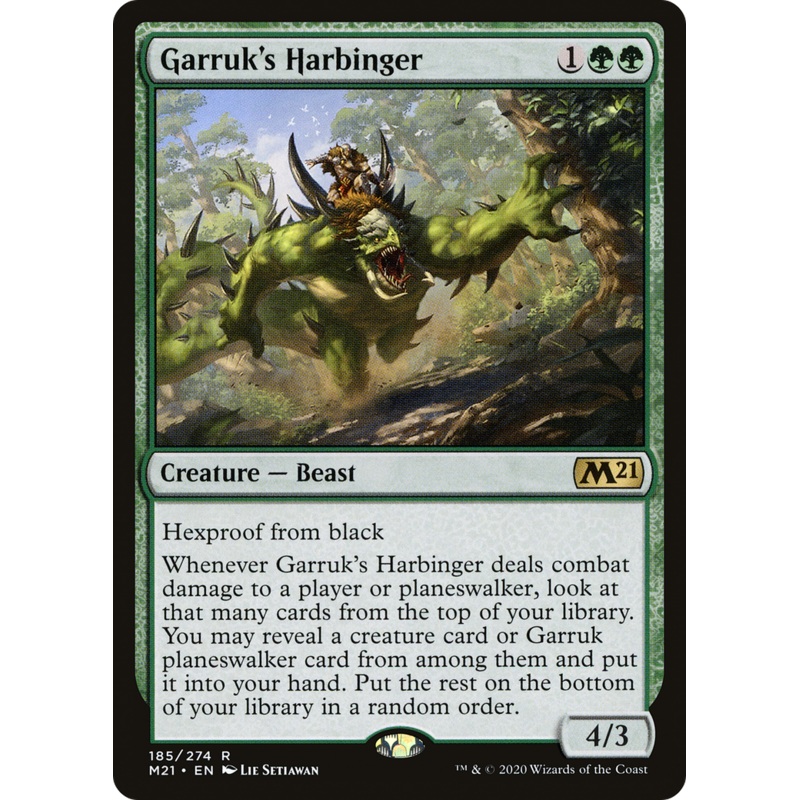 Garruk's Harbinger (M21-185) - Core Set 2021