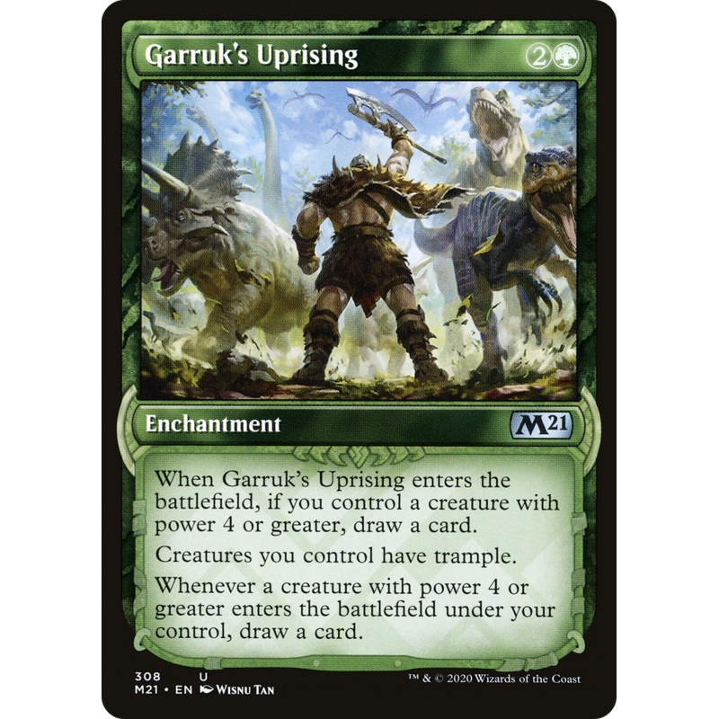 Garruk's Uprising (M21-308) - Core Set 2021: (Showcase)