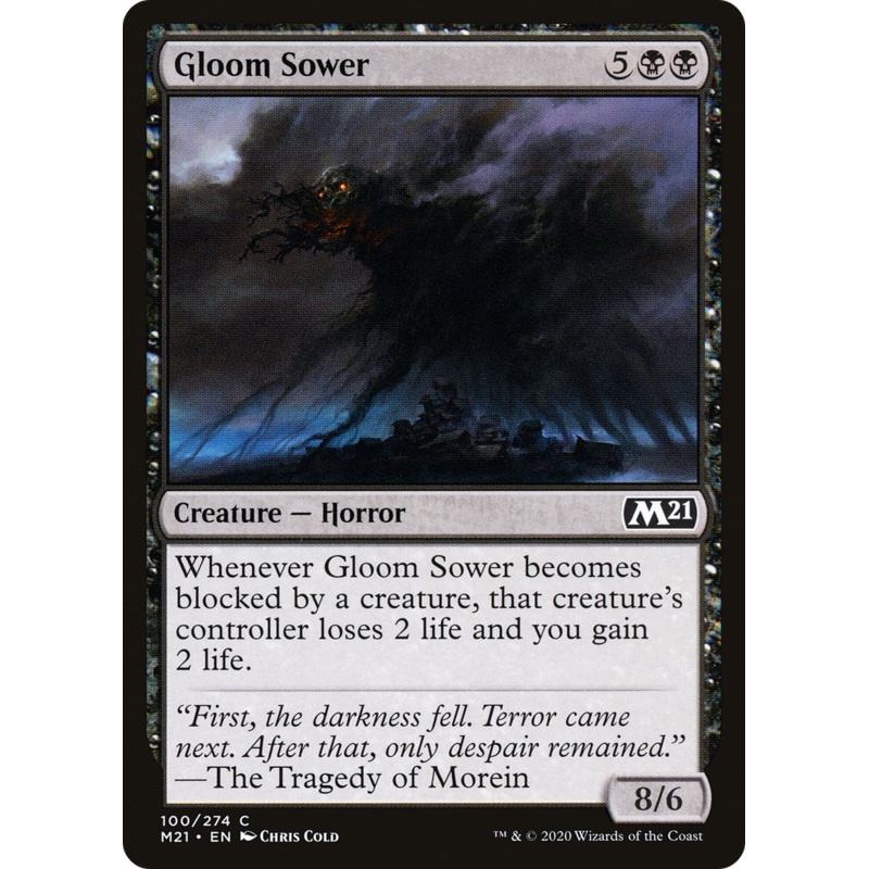 Gloom Sower (M21-100) - Core Set 2021