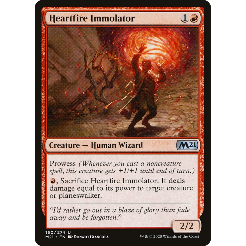 Heartfire Immolator (M21-150) - Core Set 2021 Foil