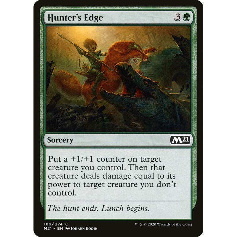 Hunter's Edge (M21-189) - Core Set 2021 Foil