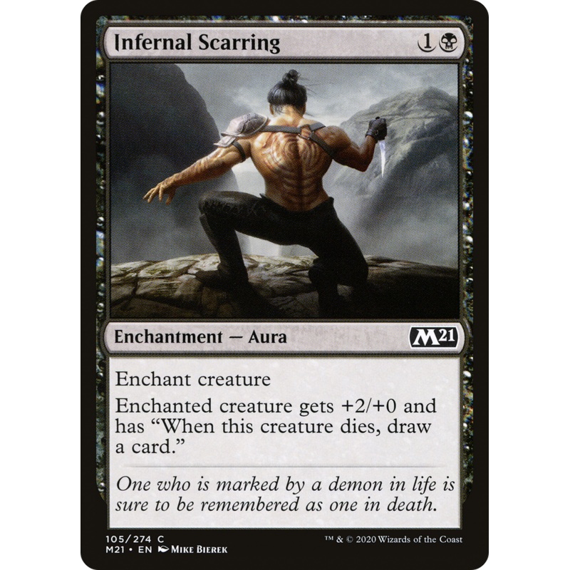 Infernal Scarring (M21-105) - Core Set 2021 Foil
