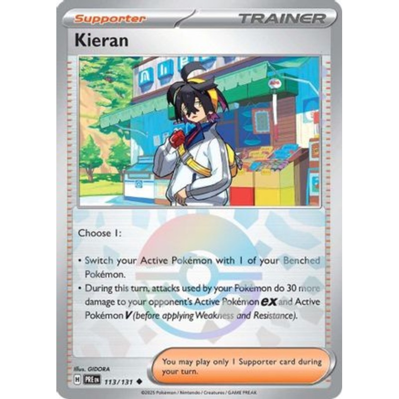 Kieran 113/131  - Holofoil SV Prismatic Evolutions - Uncommon