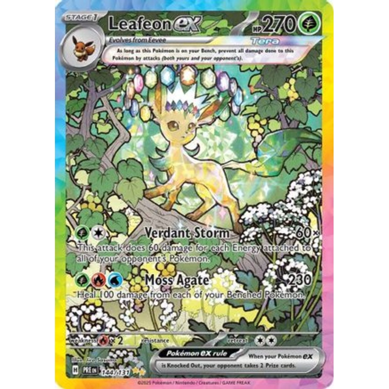 Leafeon ex 144/131  - Holofoil SV Prismatic Evolutions - Special Illustration Rare