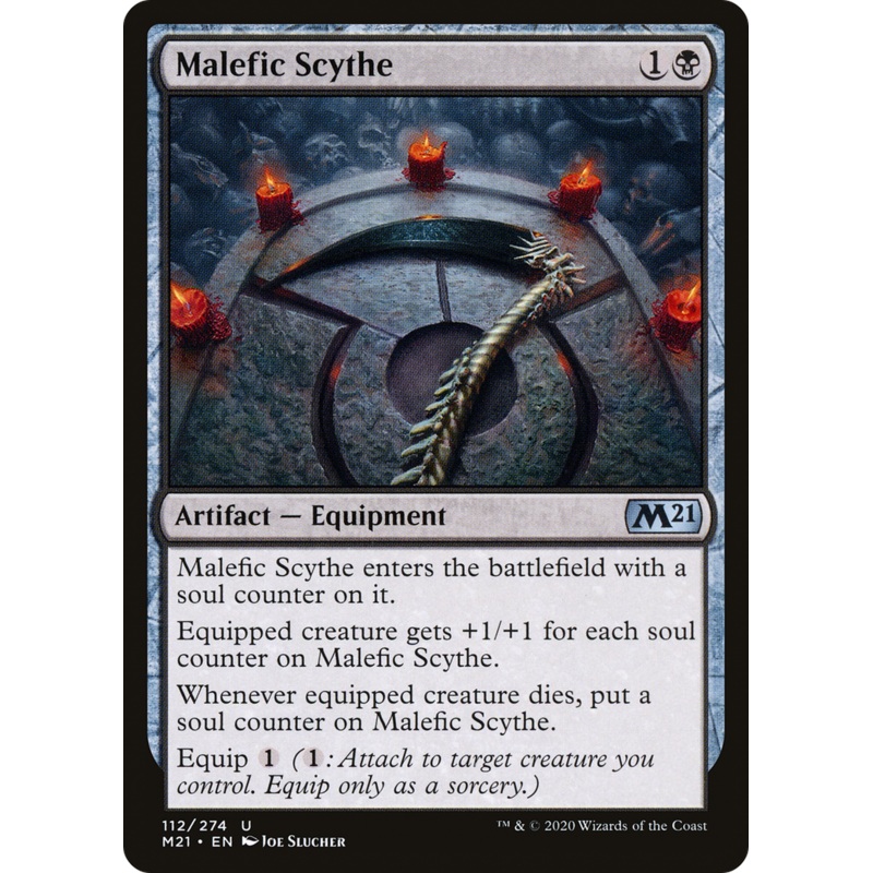 Malefic Scythe (M21-112) - Core Set 2021