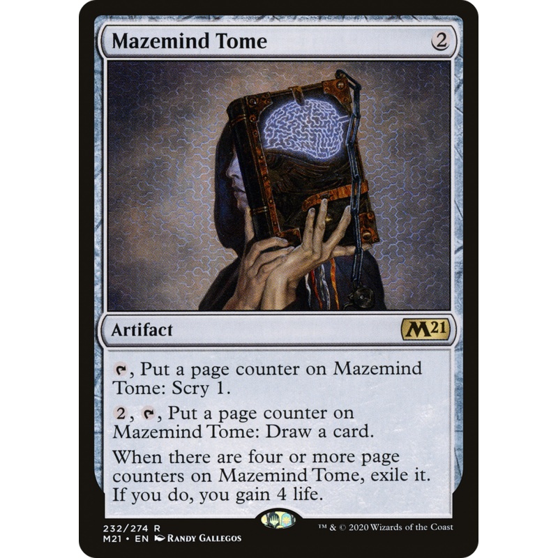 Mazemind Tome (M21-232) - Core Set 2021 Foil