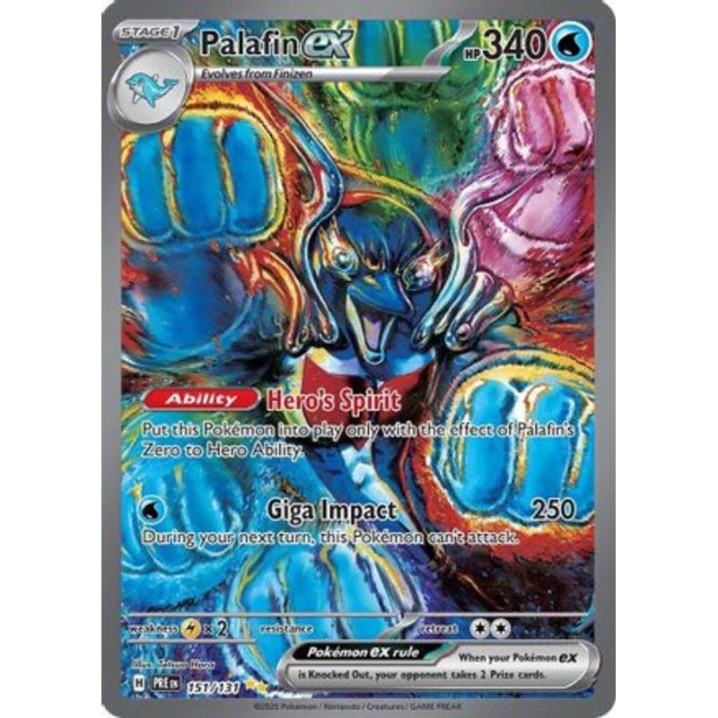 Palafin ex 151/131  - Holofoil SV Prismatic Evolutions - Special Illustration Rare