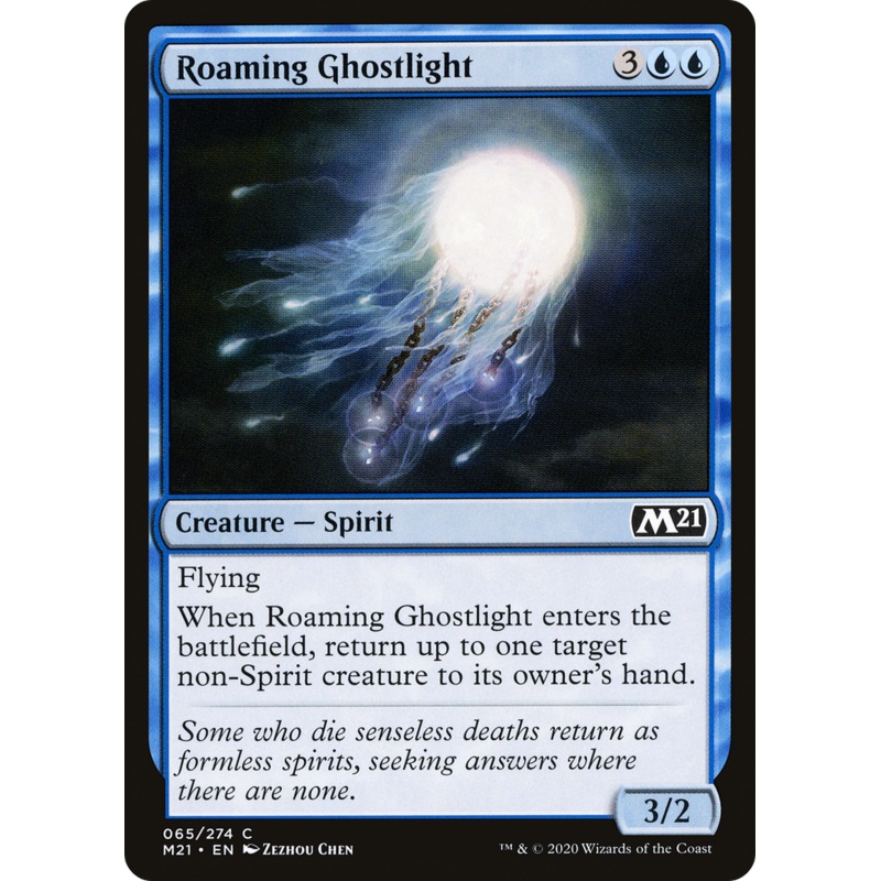 Roaming Ghostlight (M21-065) - Core Set 2021