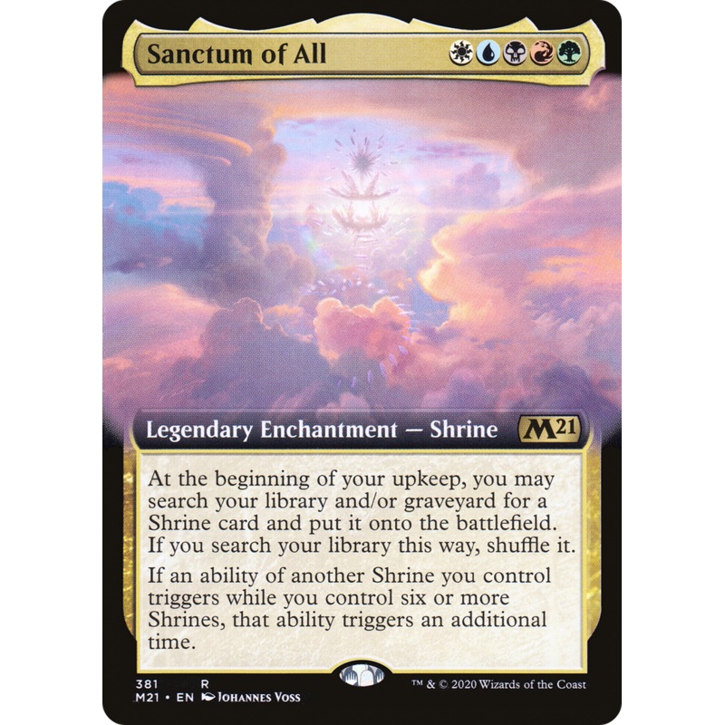 Sanctum of All (M21-381) - Core Set 2021: (Extended Art) Foil